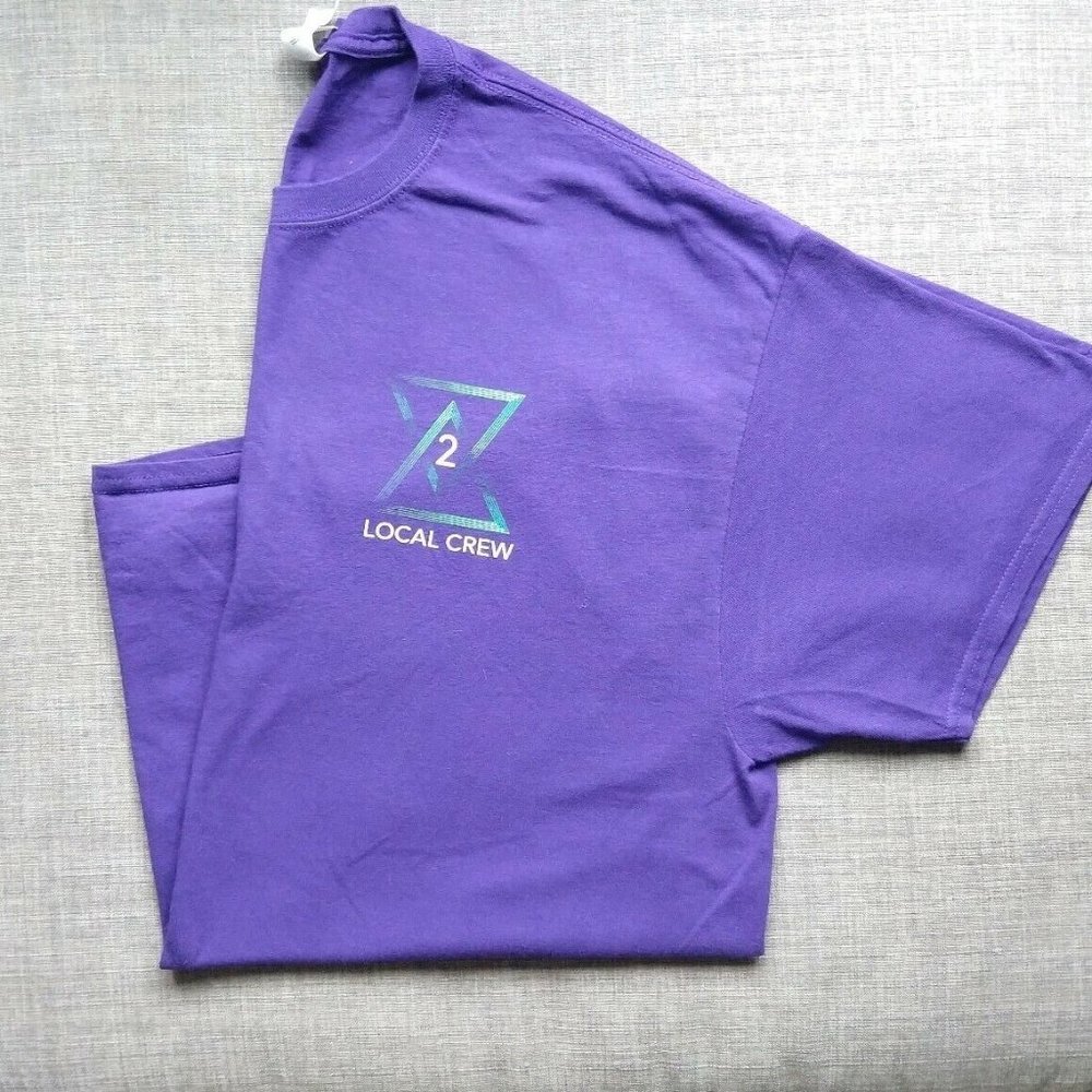 Katy Perry Prismatic Tour LE Local Crew T-shirt Purple Size XL